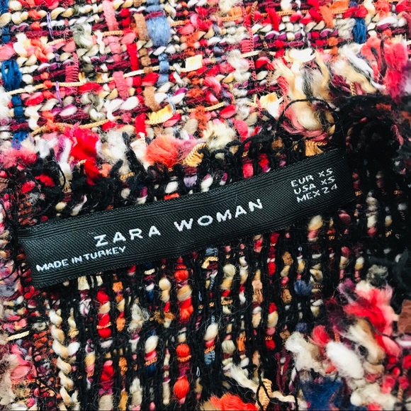Zara Multi-Color Tweed Top - Picture 5 of 7
